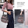 thumbnail image 2 of Xecao Hearts And Lines1 Print Insulated Lunch Box, Lunch Cags Lunch Bag Featuring An Adjustable Shoulder Strap, 2 of 5