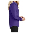 thumbnail image 3 of Yellow Rooster Womens Long Sleeve Easy Care Shirt Purple/Light Stone XL, 3 of 6
