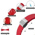 thumbnail image 3 of Stretchy Braided Loop Compatible with Apple Watch Bands 44mm 40mm 41mm 45mm 38mm 42mm 49mm Women Men, Solace Elastics Stretch Nylon Sport Strap Wristband for iWatch Bands Series 9 8 7 6 5 4 3 2 1 SE, 3 of 9