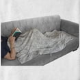 thumbnail image 5 of Gardening Soft Flannel Fleece Blanket, Pastel Poppy Blooms Perennial Meadow Flowers Flourish Rural Beauty, Cozy Plush for Indoor and Outdoor Use, 50" x 60", Eggshell and Sage Green, by Ambesonne, 5 of 5