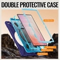 thumbnail image 3 of Samsung Galaxy Tab S11 Ultra2025 Étui de Protection Modèle, Support à 360 Degrés, Support pour Stylet S (Bleu Marine), 3 of 9