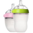 thumbnail image 1 of ZHAOCHENG Biberón de silicona verde/rosa, biberones sin Bpa de 150ml/250ml, biberón para niños Kids_x000d_, 1 of 3