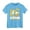 Light Blue, variant on Toddler Shirts Boys 6t Boy Space Astronaut Print Crew Neck Short Sleeve Tops Kid Boy Summer Tee Casual Daily Little Boys Casual Clothes