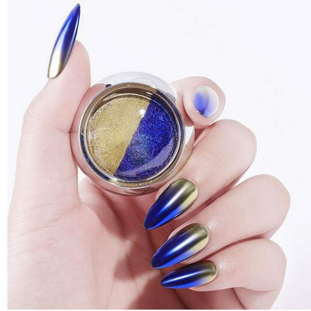 Factory Acrylic Nail Solid Holographic Pigment Metallic Mirror Effect  Chrome Powder for Nail Art - China Nails Mirror Powder and Nail Magic  Mirror Powder price