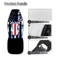 thumbnail image 5 of CHAQLIN US Flag Deer Head Car Seat Covers for Automotive, Easy to Install Vehicle Cushion Protectors Universal Size Polyester Fabric Seat Protectors, 5 of 11