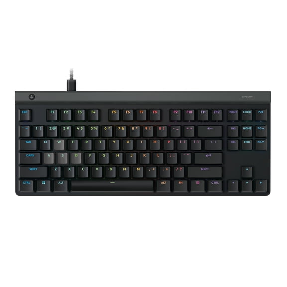 Logitech G515 RAPID TKL Low-Profile Wired Gaming Keyboard, Fully Customizable PC Gaming Keyboard with Analog Low-Profile Switches, Black
