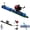 b, variant on Rocket Launcher Fishing Pole,Adjustable Portable Handheld Latex Fishing Rod Kit for Outdoor Hunting and Traveling