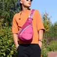 thumbnail image 3 of Sac de Sport Sac Bandoulière pour Hommes Femmes Mode Sac de Poitrine Sac à Dos Décontracté pour Voyage Randonnée Gym, 3 of 3
