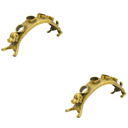 

2 Pieces Bottle Stopper Storage Rack Beagle Aerator Wine Cork