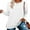 1-white, variant on ONLYSHE Women's Drop Long Sleeve Sweatshirts Casual Crewneck Tunic Tops Sweartshirts With Side Slits S-3XL