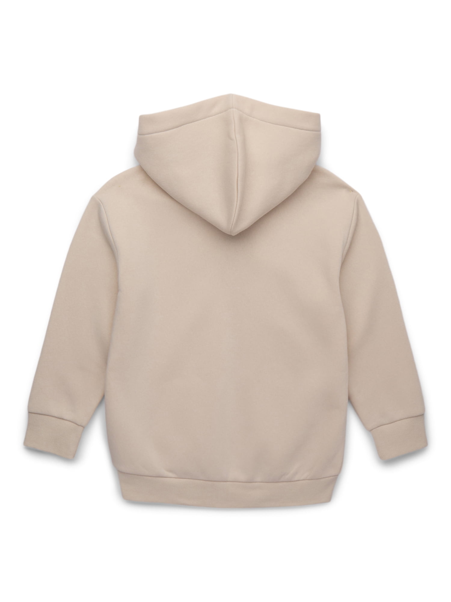 Wonder Nation Kids Unisex Fleece Full Zip Hoodie, Sizes 4-18 & Husky