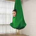 thumbnail image 2 of UAYOTSE Children's Sensory Compression Hammock Stretchy and Comfortable Full Body Wrap for Calmness and Skill Building in Daily Life, Dark Green, 2 of 5