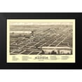 thumbnail image 2 of Stoner 14x10 Black Modern Framed Museum Art Print Titled - Madison South Dakota - Stoner 1883, 2 of 5