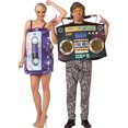 thumbnail image 1 of Rasta Imposta GC10119 Robe Cassette Mixte Costume Couple Boombox, 1 of 2
