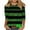 #082-Black, variant on Craaazy St Patricks Day Shirts Womens Casual Crew Neck 3/4 Sleeve Green-themed Loose Tops Gifts