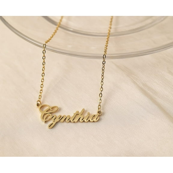 Custom Name Necklace Personalized Silver Gold Customized Women Name Jewelry Stainless Steel[o5105]