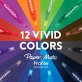 thumbnail image 3 of Paper Mate Profile Retractable Ballpoint Pens, Bold (1.4mm), Black, 12 Count, 3 of 8