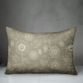 thumbnail image 3 of Creative Products Taupe Sunflower Icons 20 x 14 Spun Poly Pillow, 3 of 3