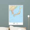 thumbnail image 1 of Map Japan Wall Mural Decal Sticker, Wallmonkeys Peel & Stick Vinyl Graphic (24 in H x 17 in W, 1 of 4