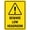 Warning Sign 6, variant on Beware Go Back 8"x12" Funny Metal Sign, Outdoor Warning Sign, Vintage Halloween Cave Decor, Indoor Outdoor Wall Art