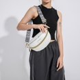 thumbnail image 4 of Paquete De Cintura Paquete de cintura de viajero simple Fashionalbe de cadena de gran capacidad para mujer (blanco), 4 of 7