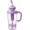 Purple, variant on Tumbler Water Bottle 1300ml (22oz) with Straw and Lid - Large Capacity Aesthetic Ice Cream Design, Sports Water Bottle with Carry Handle & Infuser for Gym, School & Travel, BPA Free (Black)