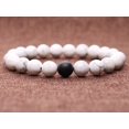 thumbnail image 4 of shiyou-Long Distance You Complete Me Stone Couple Bracelets, 4 of 4