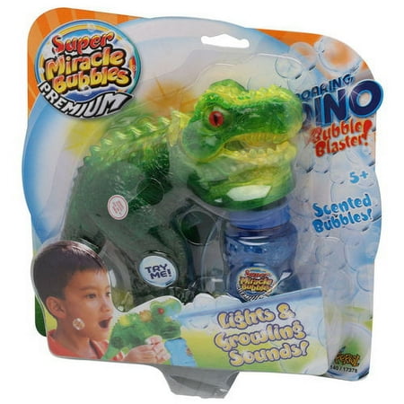 Super Miracle Bubbles Roaring Dino Bubble Blaster