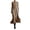 01 Khaki, variant on Midi Dresses for Women Mock Neck Long Sleeve Slim Fit Ruched Club Party Wedding Maxi Dress