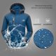 thumbnail image 3 of Chaqueta Irfora Chaqueta impermeable Lixada Impermeable a prueba de viento Ropa deportiva Senderismo al aire libre Viajar Ciclismo Deportes Abrigo con capucha desmontable para hombres Irfora Chaqueta, 3 of 7