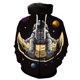 thumbnail image 2 of Sudadera con capucha y cremallera con estampado 3D de astronauta de dibujos animados para hombre, sudaderas informales de gran tamaño, ropa de calle, chaqueta, chándal, 2 of 5