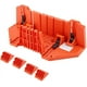 thumbnail image 1 of Caja de ingletes, caja de corte precisa, 0° 22,5° 45° 90° Abrazadera de inglete de corte multiángulo Plantilla de inglete, herramienta de corte de plástico para carpintería de bricolaje, 1 of 5