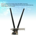 thumbnail image 4 of PCIE  Card with  Fidelity 7, 5400Mbps 2.4G 5G 6G Tri Band PCIex1  Adapter for 10, 11, Linux, OpenWrt,, 4 of 7