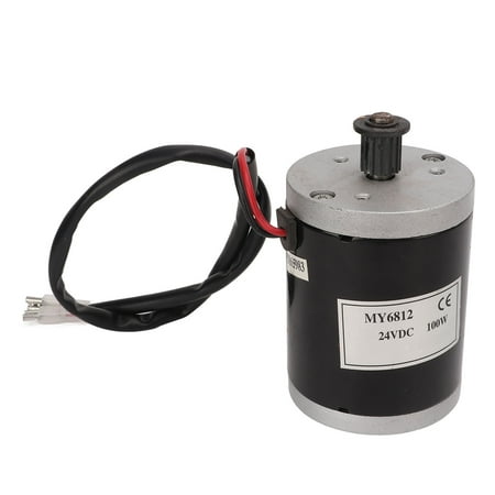 DEWIN 24V Brushed Motor 100W 2 Rotation Mode Aluminum Material Large Torsion 2700RPM Brush Motor with Belt Pulley