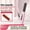 Pink, variant on Wireless straight hair comb, negative ion charging mini portable straightener, lazy short hair care tool, electric roller comb