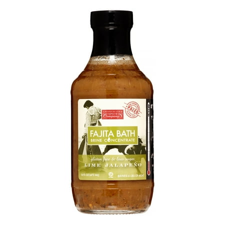 Sweetwater Fajita Bath Brine Concentrate, Lime Jalapeno, 16 Fl Oz