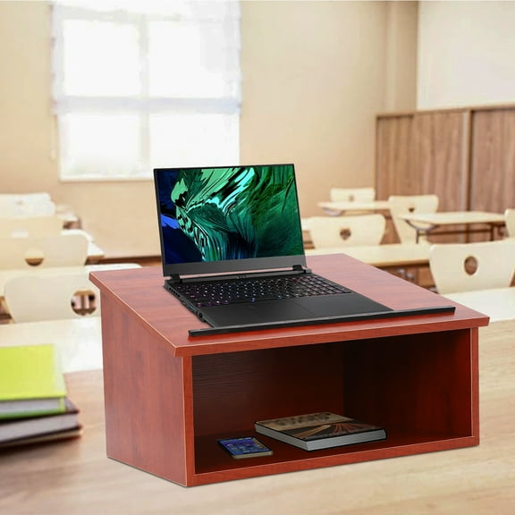 Portable Tabletop Lectern, Classroom Presentation Lectern, Table Top Lectern Rectangular Environmentally Friendly Paint-free Tabletop Lectern