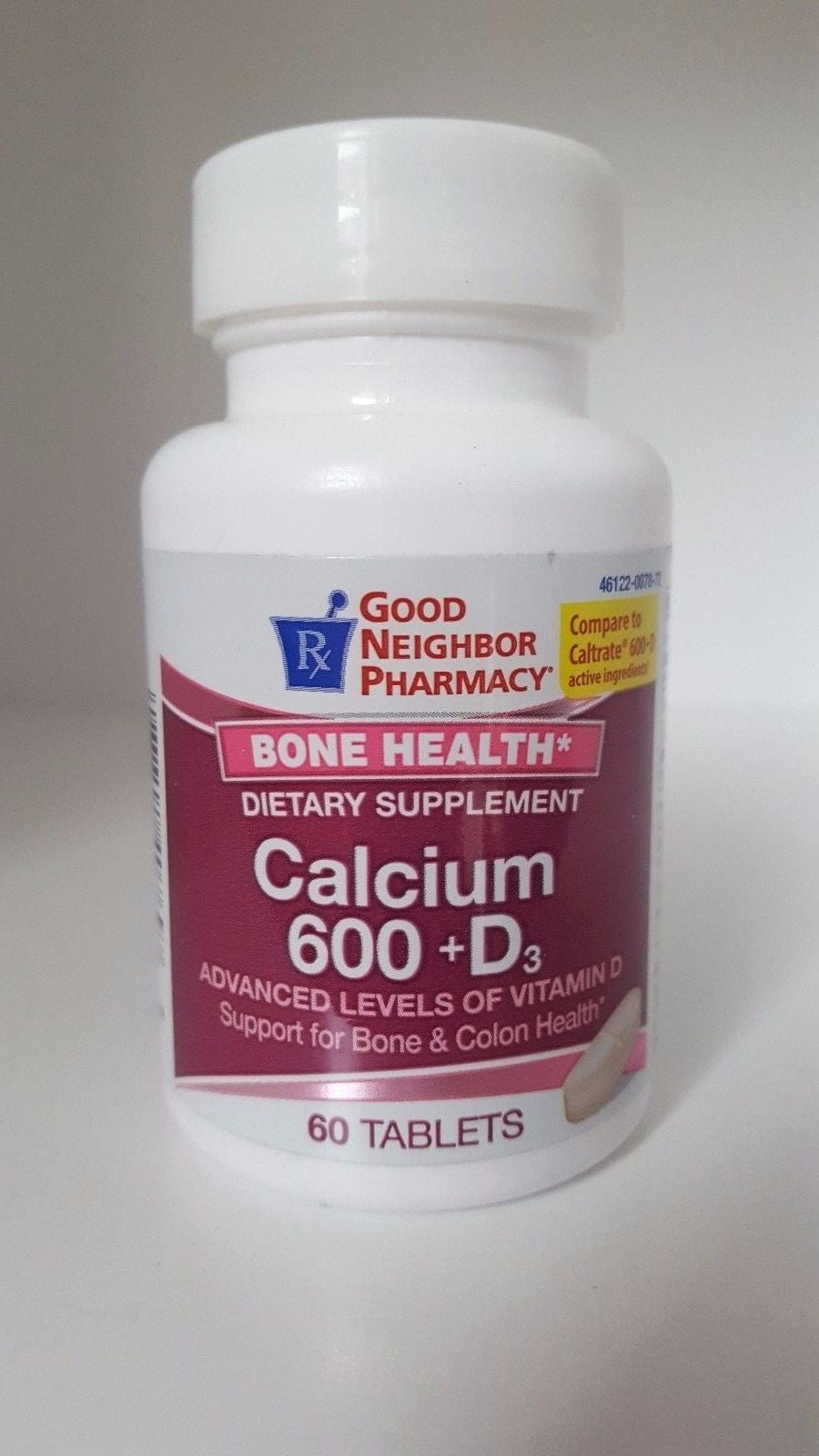 Gnp Calcium 600 Plus Vitamin D3 800 Tablet 60ct