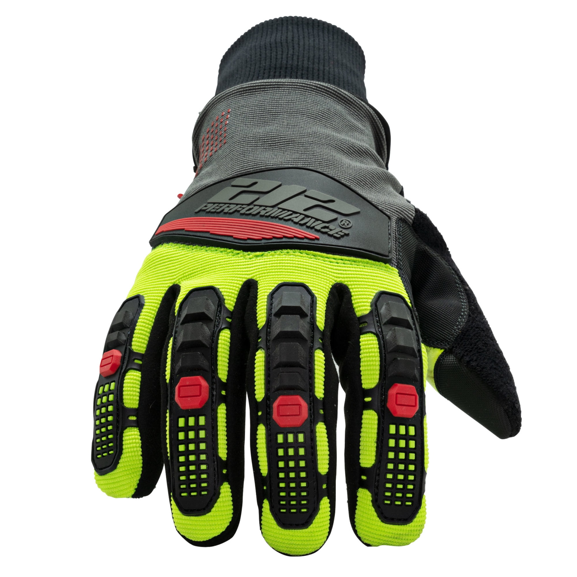 Waterproof Fleece Lined Impact Cut Resistant Winter Work Gloves, THIMWC3-05