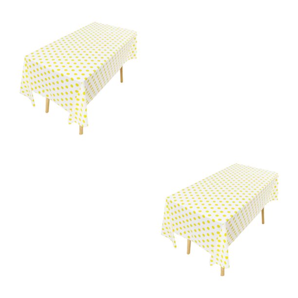Yuarrent Mantel de un solo Patrón de puntos redondos Decoración de fiestas en el hogar Cubiertas de de picnic Forma rectangular Suministros de Tipo 7 2piezas Yuarrent CBP445008