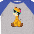 thumbnail image 4 of Inktastic Cute Giraffe, Giraffe with Sunglasses, Cute Animal Boys or Girls Toddler T-Shirt, 4 of 5