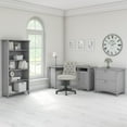 thumbnail image 5 of Bush Furniture Salinas 55W Corner Desk with File Cabinet & 5 Shelf Bookcase, 5 of 5