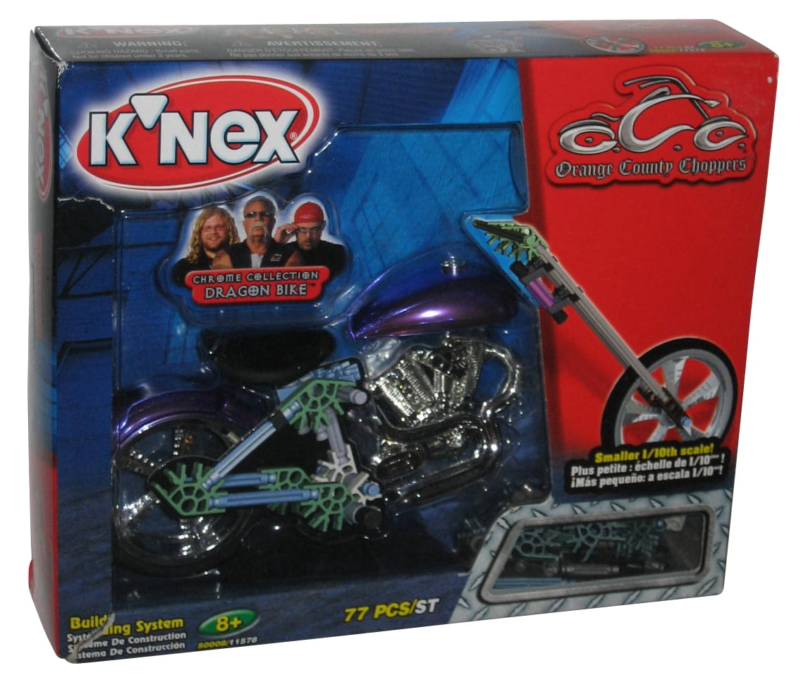 Orange County Choppers K'Nex Dragon Building Toy Bike