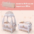 thumbnail image 4 of Pemberly Row Portable Baby Crib Cradle Bassinet Changing Pad Mosquito Net, 4 of 9