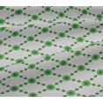 thumbnail image 5 of oneOone Cotton Jersey Green Fabric Block Sewing Craft Projects Fabric Prints By Yard 58 Inch Wide, 5 of 5