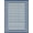 Blue Cream, Pattern 12, variant on ODIKA Layering Gingham Crossbar Horizontal Bands Felpudo Striped Front for Playroom, Bedroom, Reading Nook, Pet Friendly & Kids Safe Play