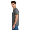 thumbnail image 3 of Gildan Men DryBlend Crewneck Pocket T-Shirt, Short Sleeve Classic Fit Tee, Graphite Heather, 3XL, 3 of 6