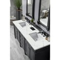 thumbnail image 4 of James Martin Vanities Brittany 72" Black Onyx Double Vanity w/ 3 CM Ethereal Noctis Quartz Top, 4 of 5