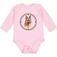 thumbnail image 3 of Inktastic German Shepherd Dog Art Gift Boys or Girls Long Sleeve Baby Bodysuit, 3 of 5