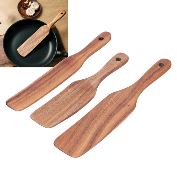 Spurtles, Spurtles Set Abrasion Resistance Scratch Resistant Teak for Spinning for Mixing for Stirring for Kitchen for Home